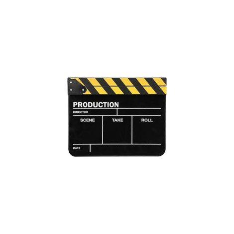 30 x 25 cm Acryl-Filmklappe für Regisseure, professionelles Film- und Action-Klappen-Werkzeug für die Fotografie - Crezuo