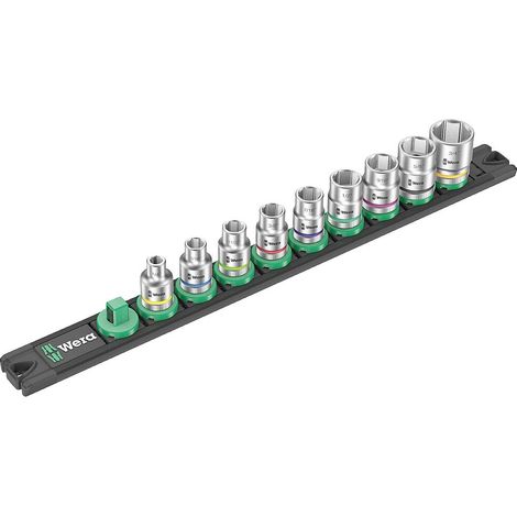 Wera B Imperial Jeu de clés à douille en pouces 3/8" 9 pièces 05005450001 (1/5)