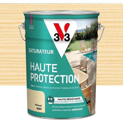 V33 Saturatore per legno per esterni opaco naturale ad alta protezione 5L V33