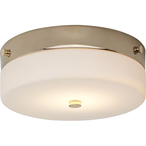 Elstead Tamar - 1 Light Medium Flush Light - Poliertes Gold (1/4)