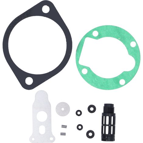 [JAMAIS UTILISÉ]Pièces de rechange pour compresseur d'air PCP 12 V : kit de joints d'étanchéité en papier à 2 et 4 trous, filtre d'admission d'air et buse. (1/5)