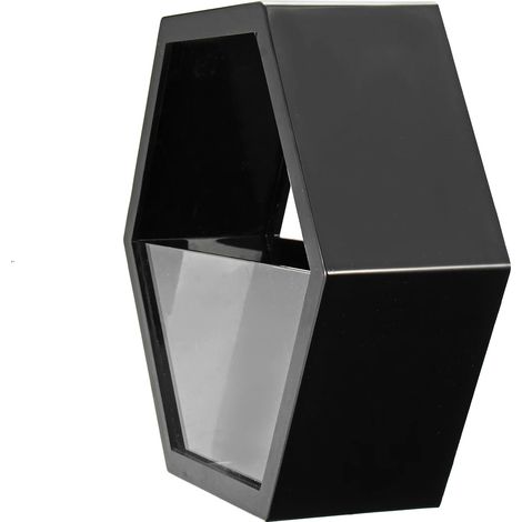Vaso per fiori di Chlorophytum fatto a mano Acrilico, fatto a mano, Scindapsus, vaso per piante idroponiche, arredamento moderno per la casa, soggiorno (nero) - (1/5)
