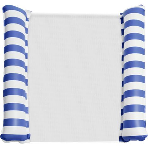 Multifunctional 4-in-1 floating pool hammock with net frame, inflatable chair, suitable for adults and children, dark blue. (1/5)