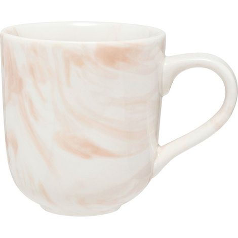 Mug Mia 50 cl en porcelaine design marbré assorti