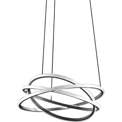 Suspension Atia S/P Aluminium Noir Led 80W 6100Lm 3000K Gradable Phase Cut And Push - Gealuce (1/3)