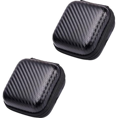 2 Pcs Housse Compatible Avec Casque Audio, Tui Couteurs Housse De Protection Sacoche De Rangement Pour Couteur Bluetooth Cbles Cl Usb Oreillettes (1/5)