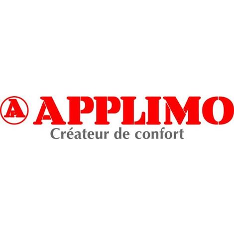 Jeu de 2 pieds de soutien "cloison fragile" APPLIMO pour radiateur Anthracite - 0052051HS