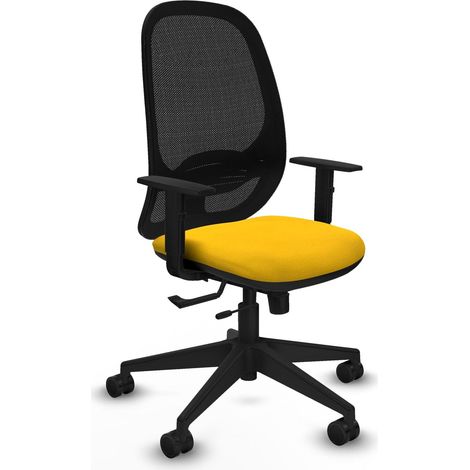 Silla de oficina piqueras y crespo Cilanco negro soporte lumbar (1/2)