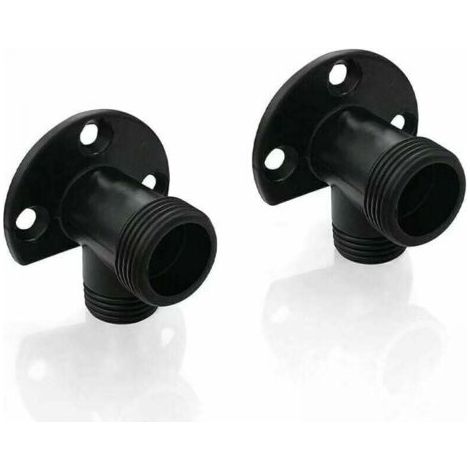 Adapter de Montage an superficie NPT 1/2 macho a G 3/4 macho, 2 piezas, für conectar mangueras a grifos expuestos, sistemas de ducha al aire libre, mezcladores termostáticos, (1/3)