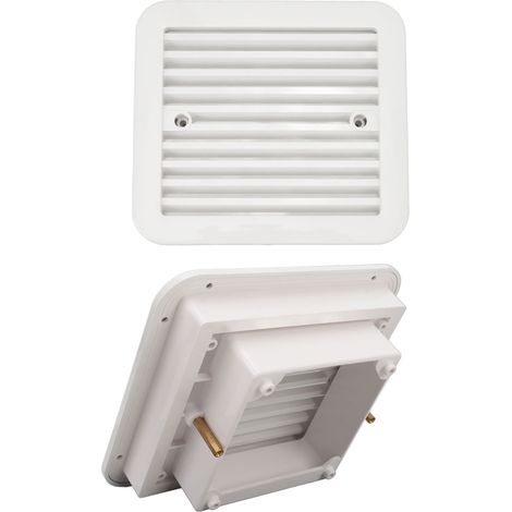 Grille de ventilation latérale pour camping-car, échange d'air étanche, sortie polyvalente anti-décoloration pour camping-car, Yacht, salle de bains, cuisine, salon de rangement. (1/5)