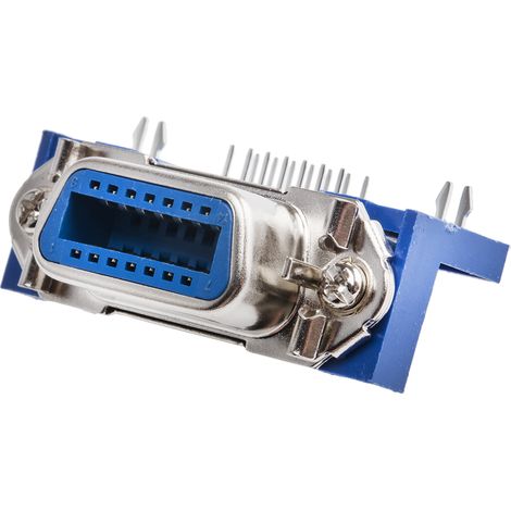Connecteur femelle pour CI, 14 contacts, 2.16mm, Traversant, Angle droit ( Prix pour 1 ) (1/2)