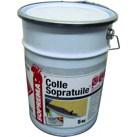 Soprema – Colle multi-usage pour béton armé – Excellente adhérence – Bidon 5 kg – 33922 (1/3)