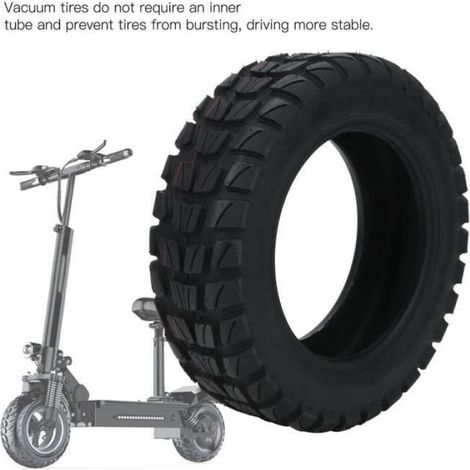 Qiilu Pneu sans chambre à air 11 pouces Pneu Sans Chambre à Air 11 po Roue à Vide 90/65‑6.5 Pneu de Scooter Électrique (1/4)
