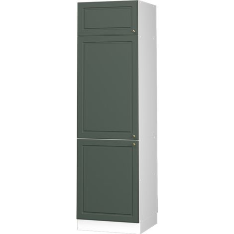 Armadio frigorifero Fame-Line, Verde-oro rustico, 60 cm, Vicco
