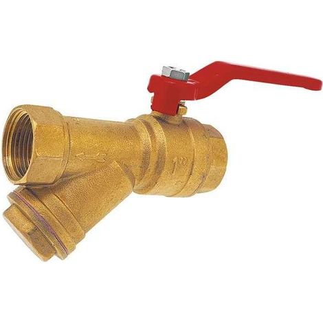 Ferro Vanne à boule 20 mm avec filtre incliné (1/3)