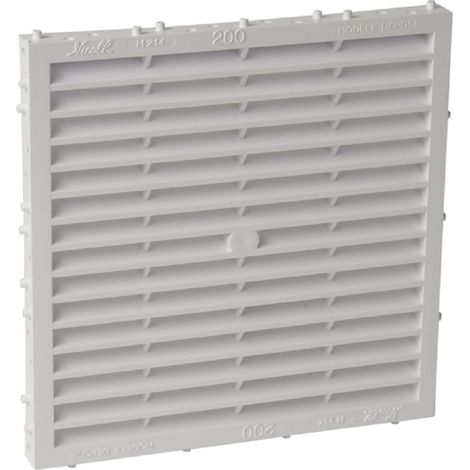 Nicoll – Grille aération VMC extérieure à combinaison à sceller – Longueur 300mm – Débit max 200m³/h – M114