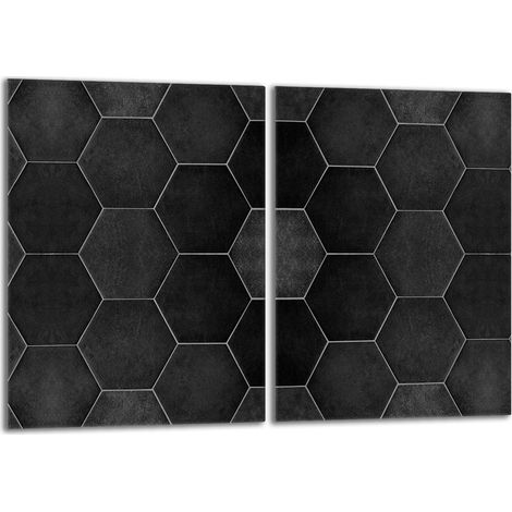 Plaque de protection en verre pour le poêle 2x40x52 Carrelage (1/5)