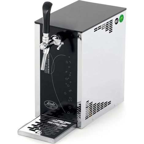 Spillatore birra, Dispenser birra PYGMY 25/K Exclusive 35 litri/h - dry cooler, senza CO2 - compressore d'aria - 1 linea (1/4)
