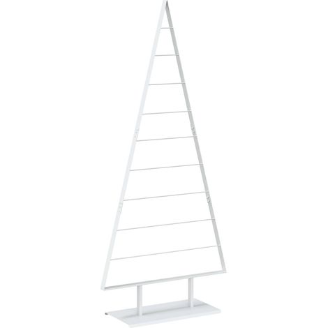 Metall Weihnachtsbaum KUOPIO 210 cm Stahl Weiß vidaXL (1/5)