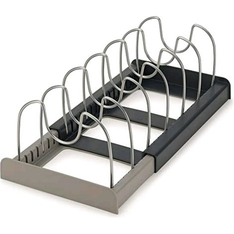 Organiseur Extensible pour matériel de Cuisine, Plastic, Gris