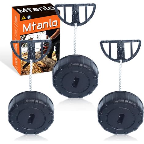 Tapón de depósito de llenado de combustible y aceite para Stihl MS170C MS180C MS170 MS180 017 018 piezas de repuesto para motosierra 11303500500 (1/5)