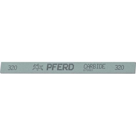 PFERD TOOLS Polierstein vierkant 13x3x150mm SiC320 für harte Materialien im Werkzeug- und Formenbau 12 Stk