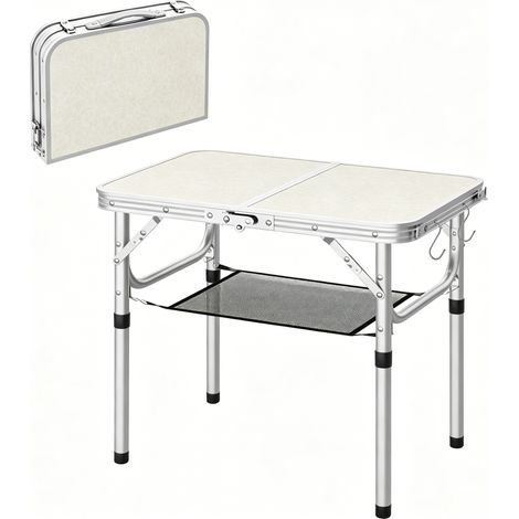 Höhenverstellbarer klappbarer Outdoortisch aus MDF und Aluminium MODENUIT (1/5)