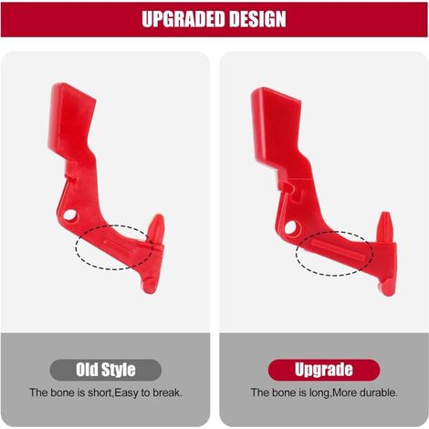 Ricambi per interruttore a grilletto rinforzato, compatibili con gli aspirapolvere Dyson V11/V10 (rosso) (1/4)