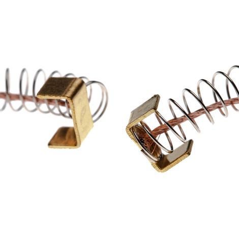 vhbw 2x spazzola in carbone 5 x 8 x 12,5mm compatibile con Makita 6904, 6500B, 6801, 4301BV, 6701, 8419B, 6013BR, 63004 utensile elettrico + molla