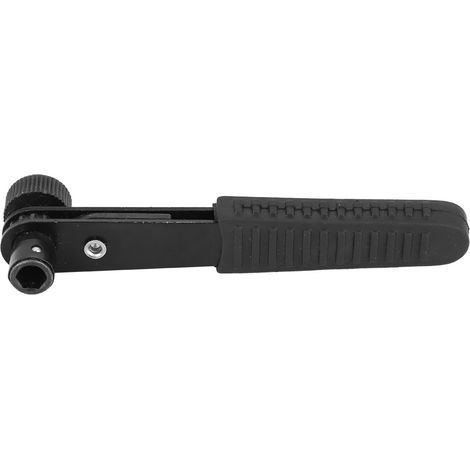 Clé à cliquet 90° noire 1/4, douille tournevis en acier, outil à main coudé droit pour serrage et desserrage, embout de clé à douille, manche ergonomique (1/5)