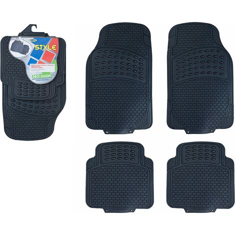 SET 4 TAPPETINI AUTO UNIVERSALI SAGOMABILI IN PVC (1/2)