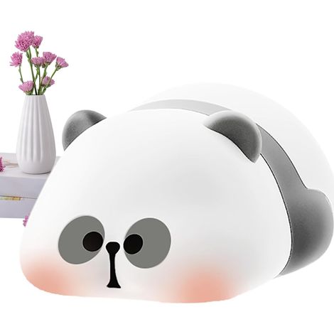Veilleuse Panda Lampe de Chambre Bébé en Silicone (1/5)