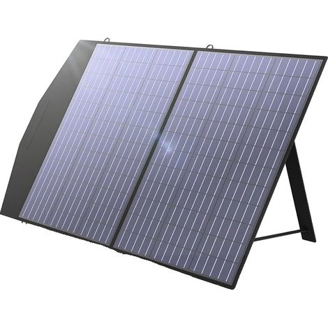 Panneau Solaire, Haute Efficacité, Design Portable, Panneau solaire 100W (1/2)