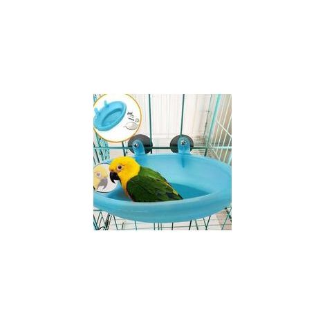 Baignoire pour perroquet avec miroir - Accessoires pour cage à oiseaux - Boîte de douche - Cage à oiseaux - Jouet pour cage à oiseaux (1/5)