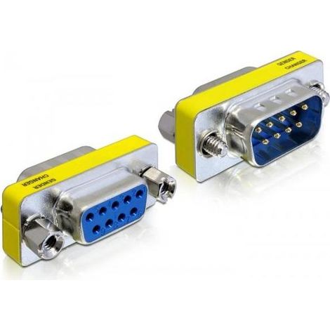 Adaptador Db 9 Pin Macho / Hembra Compacto