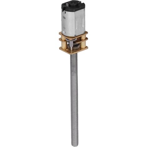 Moteur linéaire à vis sans fin 6V CC, boîte à engrenages M4x55mm, 180 tr/min, pour électroménager et automatismes domestiques (1/5)