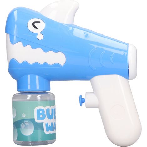 Jouet à eau électrique pour enfants en forme de requin, jet d'eau automatique et continu, grande capacité, bleu (1/5)