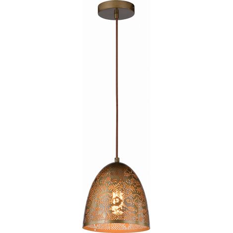 Lampada a sospensione Candellux Sfinks ottone Ø20cm (1/2)
