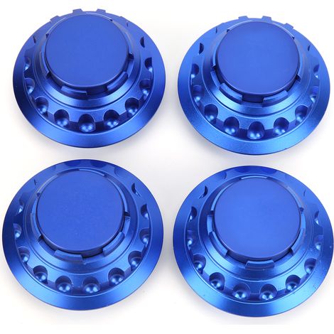 4-teilige 3-in-1-Felgensterne aus blauer Aluminiumlegierung, Radkappen 7PP601149A, Zubehör für Radwechsel (1/5)