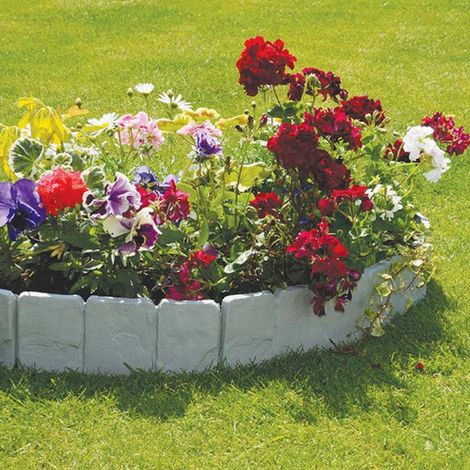 Clôture de jardin en PP pliable 10 pièces, barrière de sol démontable pour potager, bordure de parterre extensible (1/5)