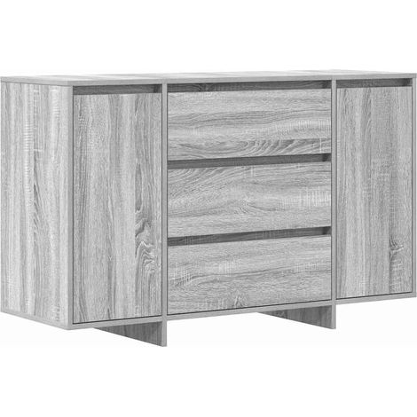 Maison Exclusive - Credenza Grigio Sonoma 120 x 41 x 75 cm Legno multistrato