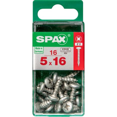Spax Universalschrauben 5.0 x 16 mm TX 20 - 16 Stk. Holzschrauben