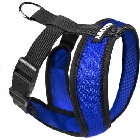 Arnés para perros GOOBY, poliéster, azul, M