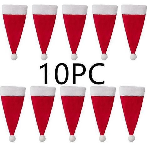 Ensemble de vaisselle 10 pièces, sac de rangement, chapeau de Noël, décorations de Noël, accessoires de cuisine, décoration intérieure, ensemble de 10 décorations de Noël 2022 (1/5)