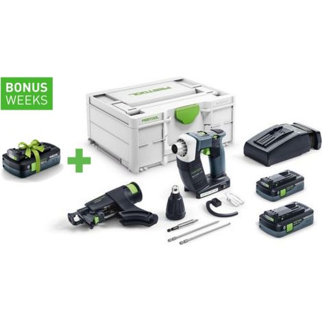 FESTOOL Akku-Bauschrauber DURADRIVE DWC 18-2500 HPC 4,0 I-Plus - 576498