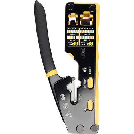 Pince à sertir RJ45, adaptée aux connecteurs modulaires Cat6, Cat5, Cat5e, 8P8C, Outil Ethernet Multi-en-Un
