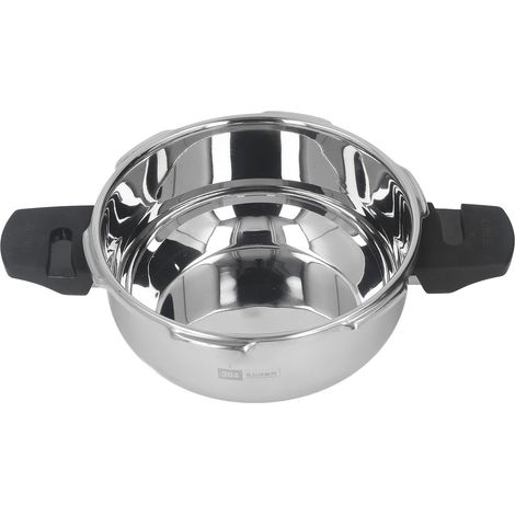 Mini autocuiseur en acier inoxydable, antidéflagrant et sécurisé, 1,8 L, idéal pour la cuisson des huîtres et des têtes de poisson. Compatible avec les plaques à gaz et à induction.
