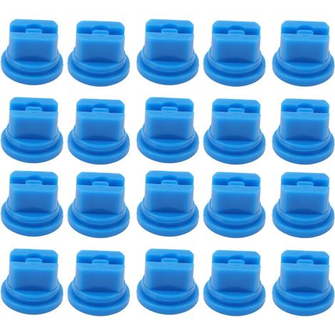 20 Pcs Flat Fan Spray Nozzles, Even Spray Distribution, 110 Degree Agricultural Sprayer Atomizing Nozzle for Spray Cleaning