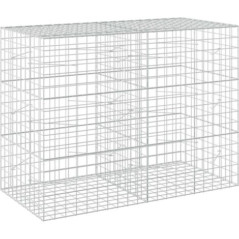 vidaXL Gabion with 3.5 mm Wire and 10x10 cm Mesh 200x100x150 cm (1/5)
