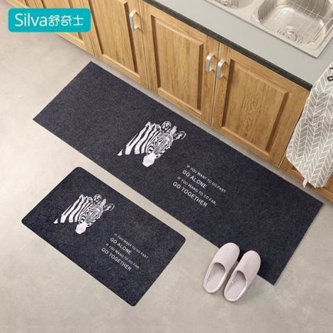 C1-2pcs Tapis entrée Tapis de cuisine devant evier lavable interieur Tapis de chambre,Tapis de bain antiderapant M TAPIS DE CUISINE
